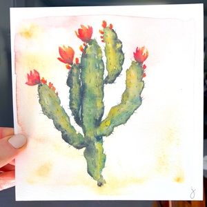 Original watercolor art print 🌻